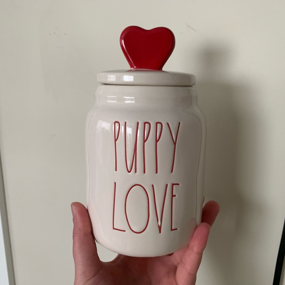 🇺🇸 Rae Dunn PUPPY LOVE baby canister